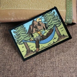 Parche táctico Bigfoot con velcro – Morale para mochila y casco