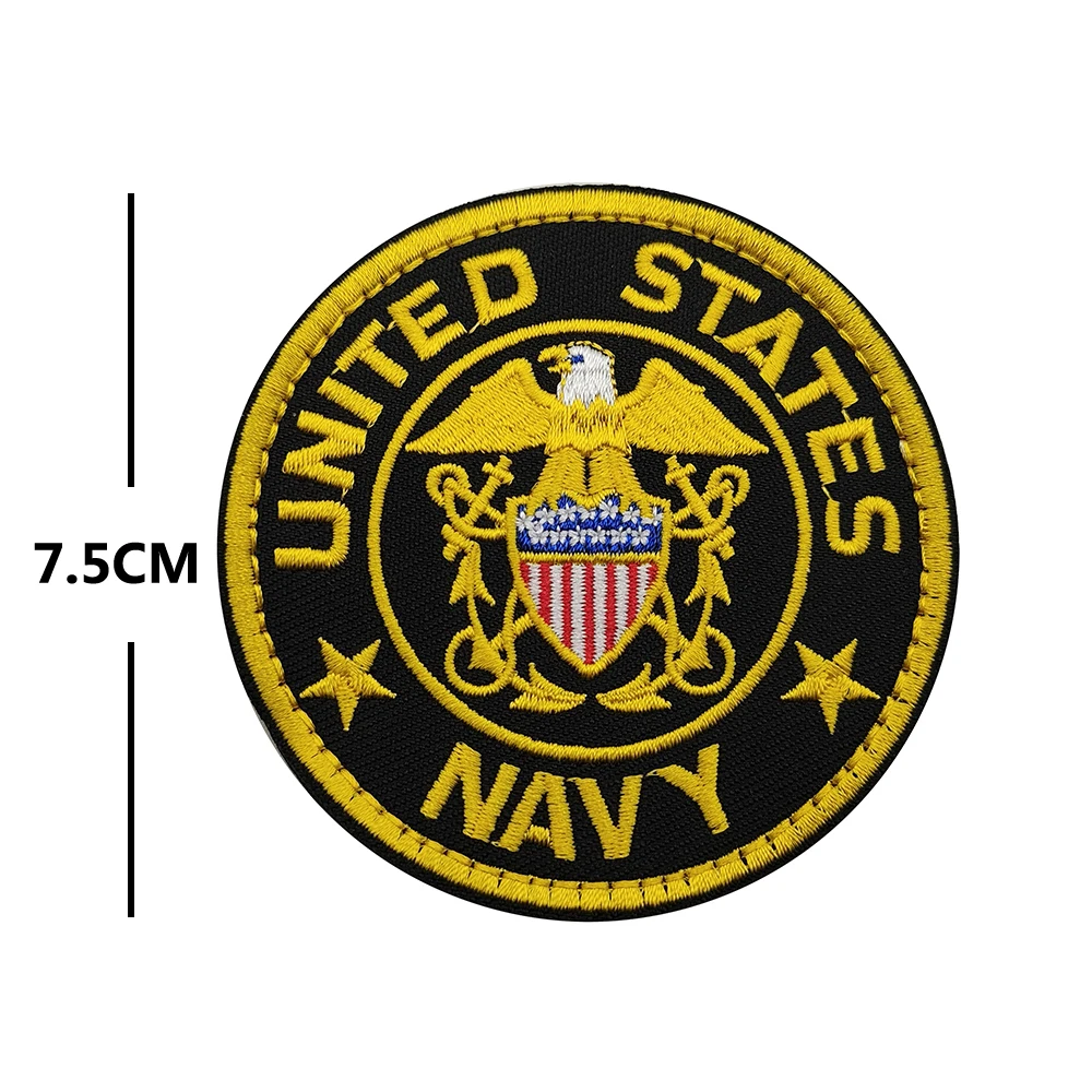 Parche táctico Navy SEAL, sombrero para exteriores, mochila, pegatina para ropa, Logo, brazalete, parche de bandera - imagen 4