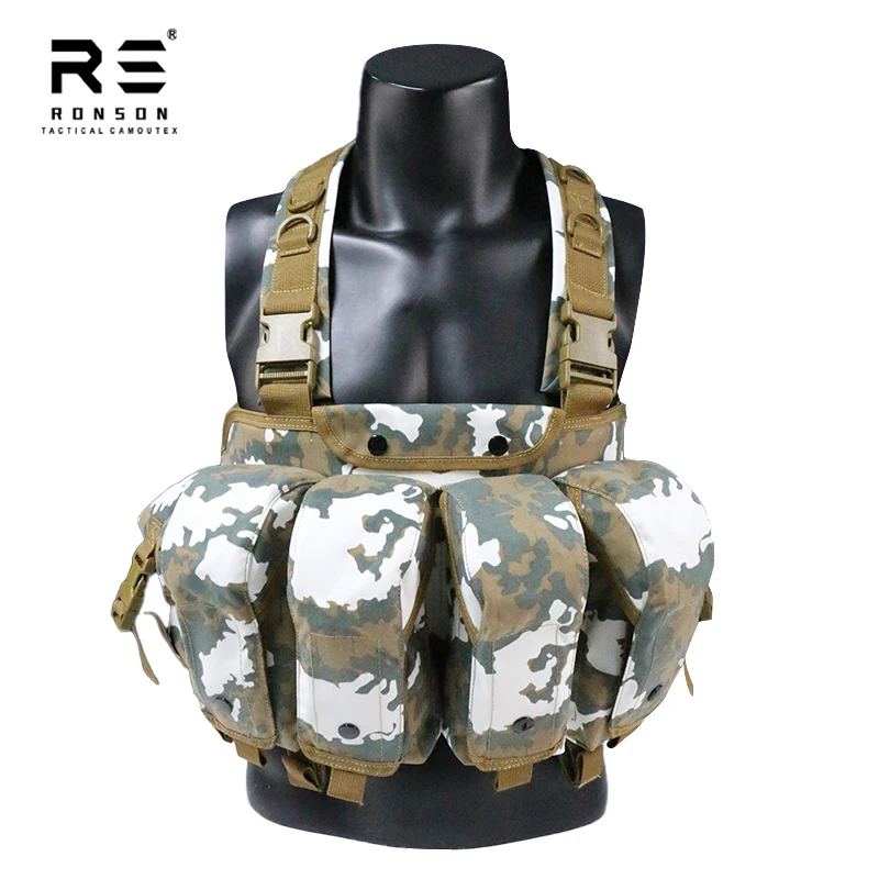 Chaleco táctico AK Molle multifuncional ligero camuflaje caza - imagen 3
