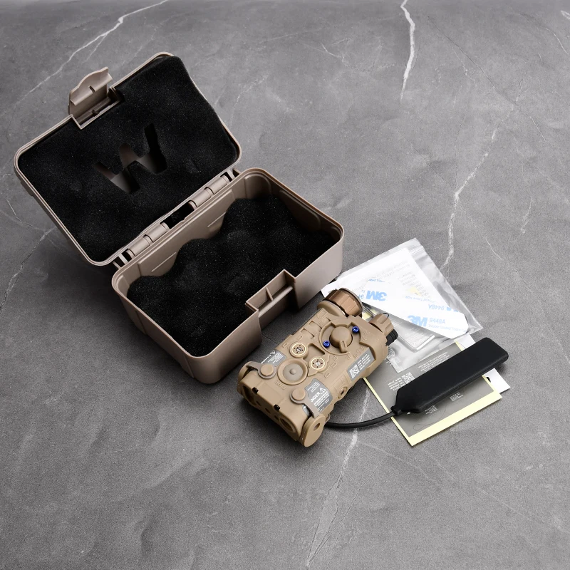 Mira Táctica WADSN L3 NGAL con Punto Rojo, Láser Infrarrojo y Linterna LED M600C, Lámpara de Caza con Luz Estroboscópica, Interruptor de Función Dual - imagen 5