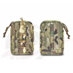 Chaleco táctico Molle, bolsa para artículos diversos, primera lanza, pequeña bolsa Vertical GP, bolsa de utilidad de caza