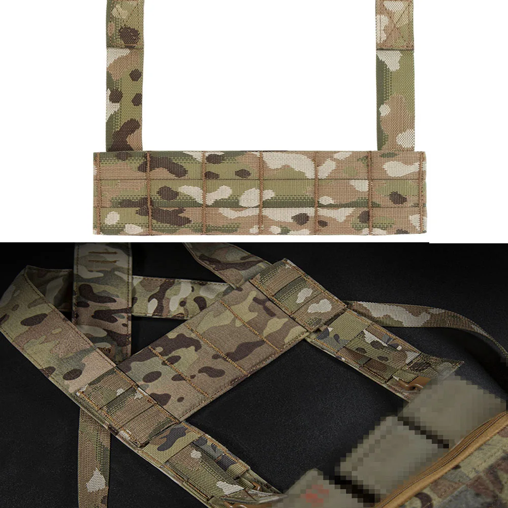 Arneses de aparejo de pecho táctico, accesorios de extensión, chaleco táctico para el pecho, aparejo de pecho, expansión, accesorios de chaleco táctico Airsoft