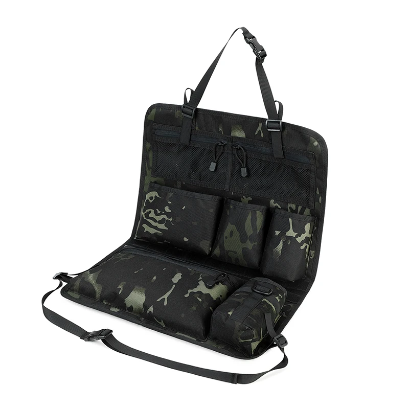 Organizador Universal para respaldo de asiento de coche, almacenamiento táctico Molle para coche, funda para asiento de caza, accesorios militares - imagen 2