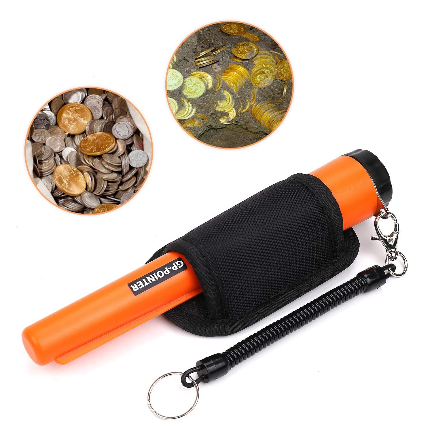 Professional Metal Detector Pointer Pinpoint Waterproof Handheld Metal Detector for Metal Coin Gold - imagen 2
