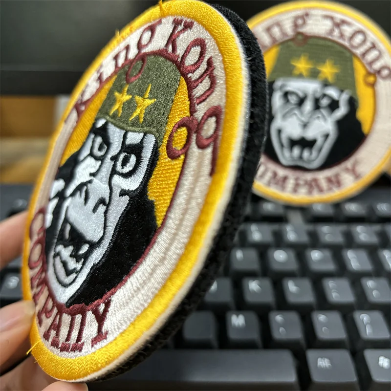 Insignia de conductor de Taxi King Kong M65, parches bordados de gancho y bucle, emblema de moral de paracaídas Klett, parche táctico para Pegatinas de mochila - imagen 2