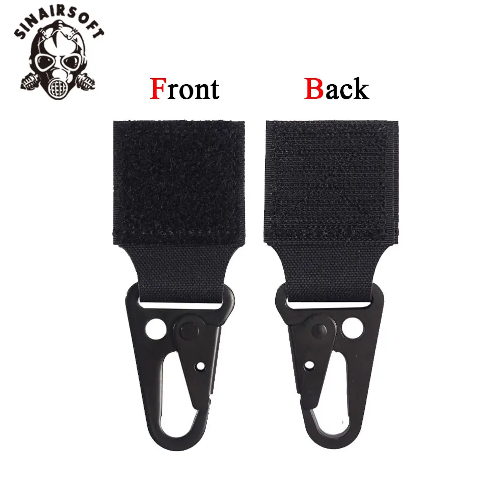SINAIRSOFT-hebilla colgante de almacenamiento multifuncional, accesorio táctico con bucle de gancho, puede colgar guantes, llaves, cuerda de seguridad, brújula, herramienta pequeña, Etc. - imagen 4