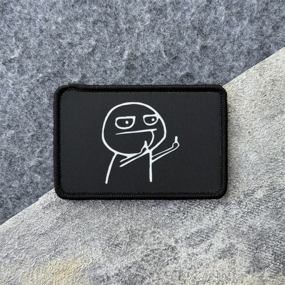 LOOK AWAY KAREN-Parche con insignia de moral divertida, brazalete táctico "Sorry for Being Late", parches de gancho y bucle impresos, pegatinas para mochila - imagen 2