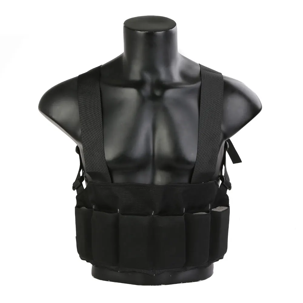 Emersongear-plataforma de pecho de velocidad táctica SCAR-H con 6 cartuchos para Rifle, bolsa Mag, chaleco de caza, portador de placa Airsoft 11,11 ventas - imagen 4