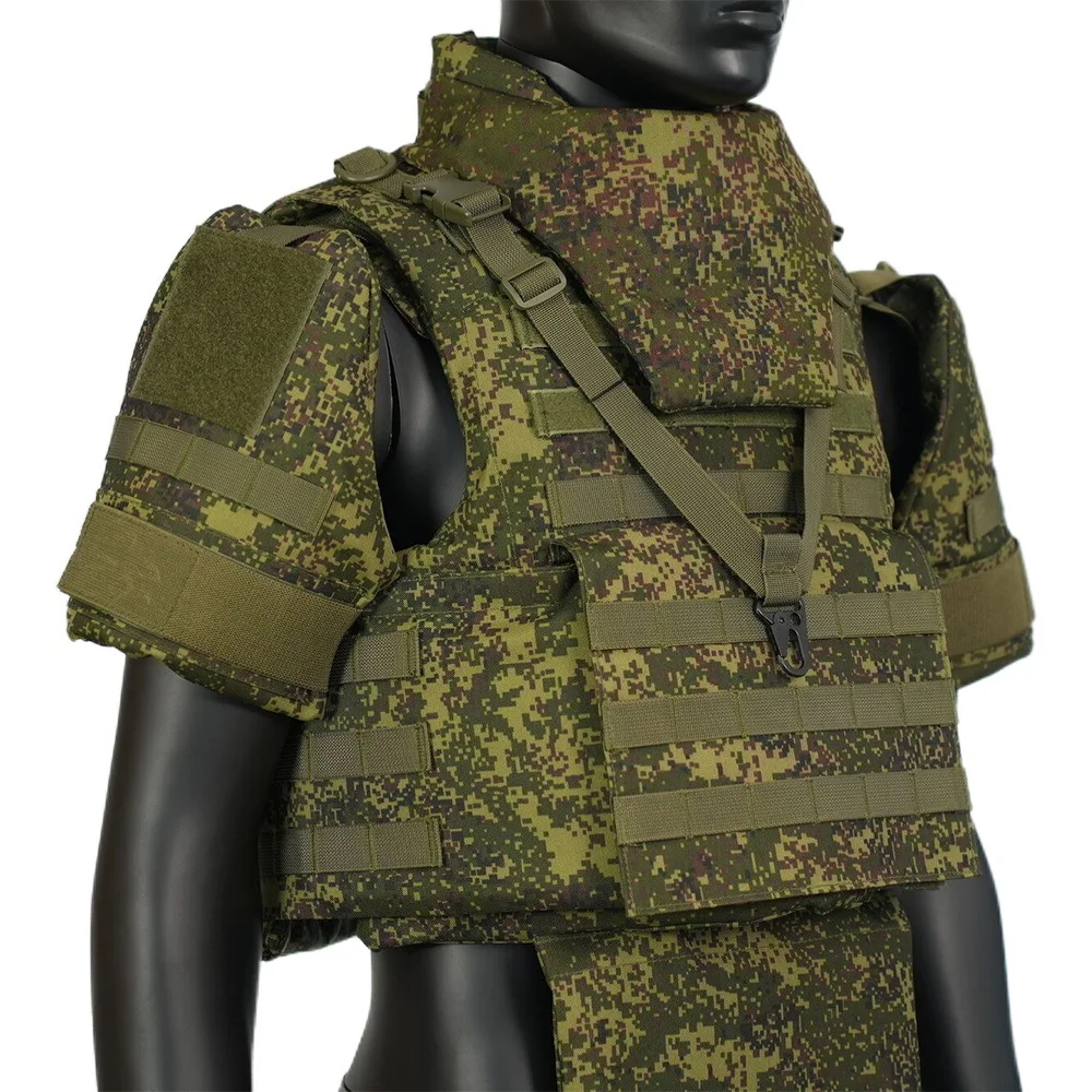 Traje de defensa completa para exteriores, chaleco táctico 6B45, hombre verde pequeño con tablero enchufable incorporado, piel de armadura modular - imagen 5