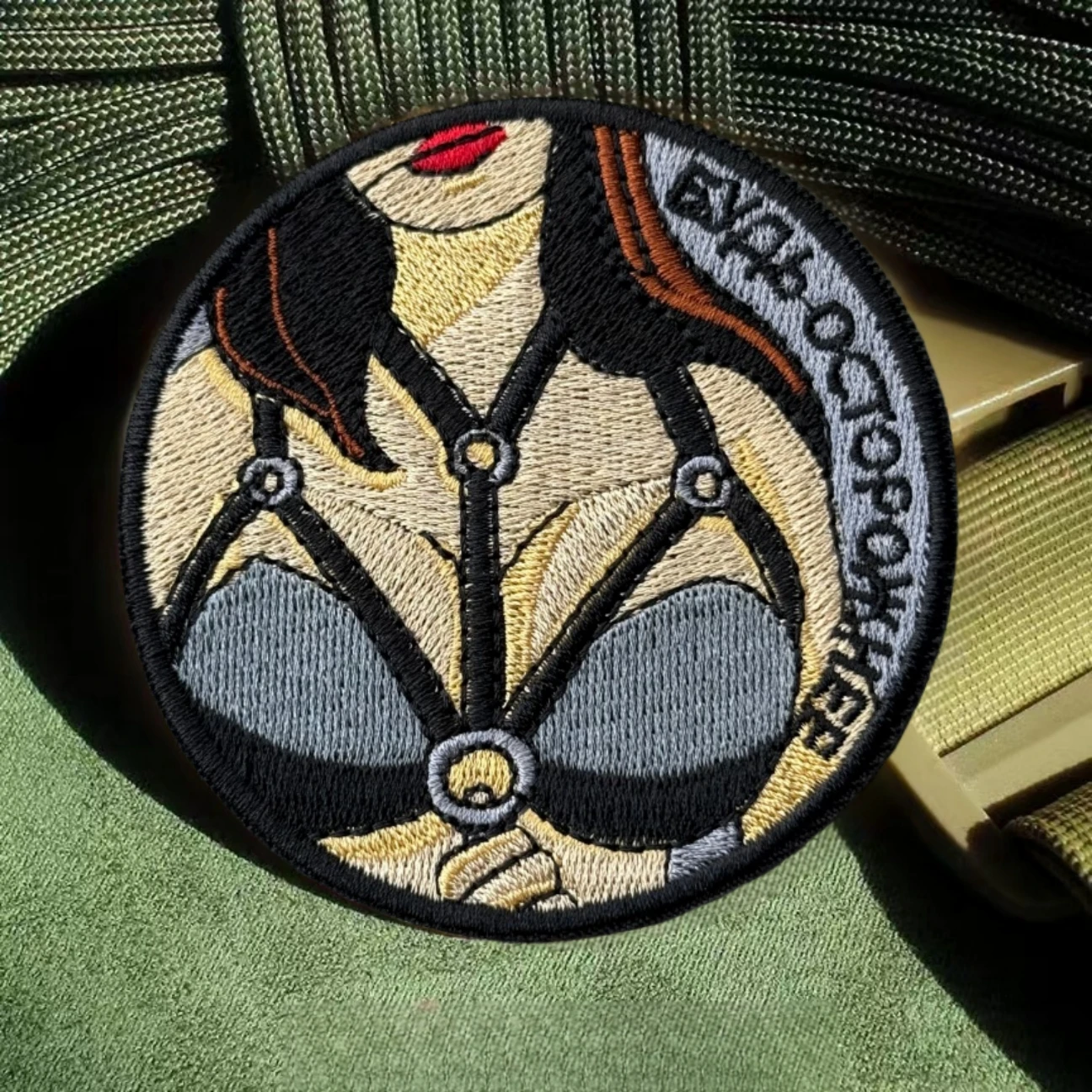 Chevron "Be Careful", parches de gancho y bucle bordados de belleza Sexy táctica para ropa, pegatina para mochila con apliques personalizados de moral - imagen 3