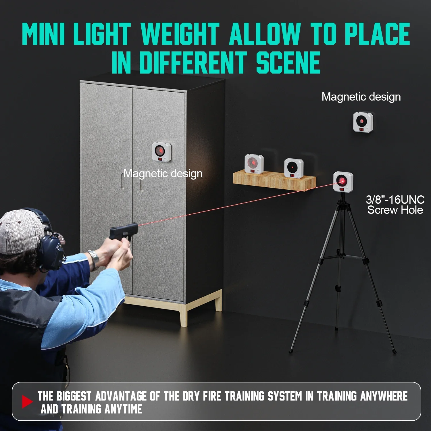 Puntuación electrónica de inducción infrarroja, objetivo láser, práctica de disparo sensible al Color con efectos de sonido, equipo de juguete de entrenamiento - imagen 3