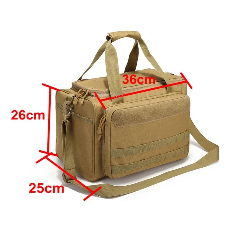 Bolsa de almacenamiento de rango de pistola táctica, herramienta de pistola, paquete de hombro, accesorios de caza y tiro, bolsas para pistola - imagen 2