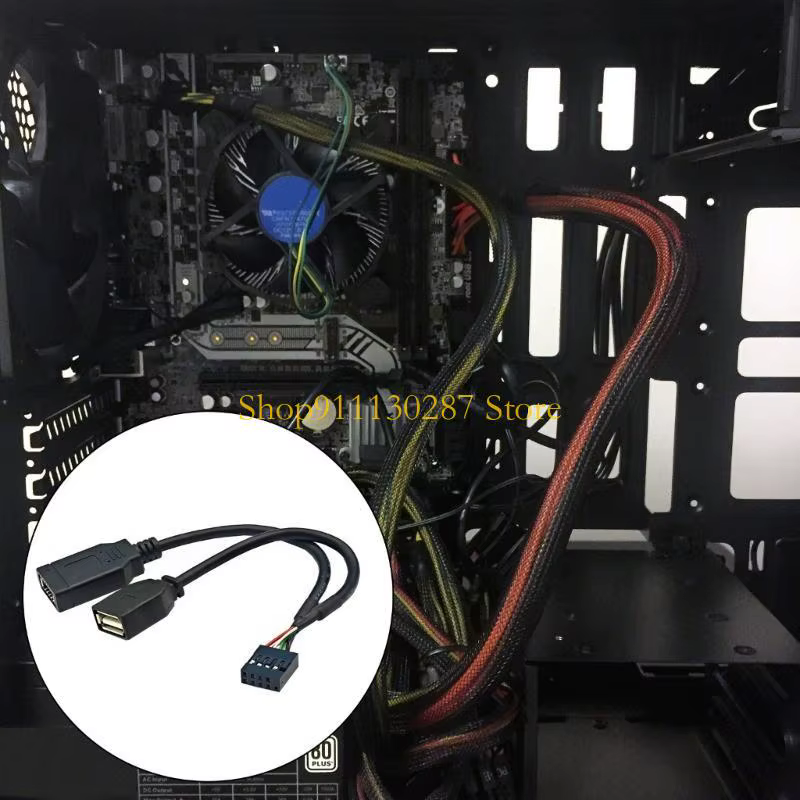 J1HC Adaptador Tipo C Frontal a USB 2.0 Multifunción - imagen 3
