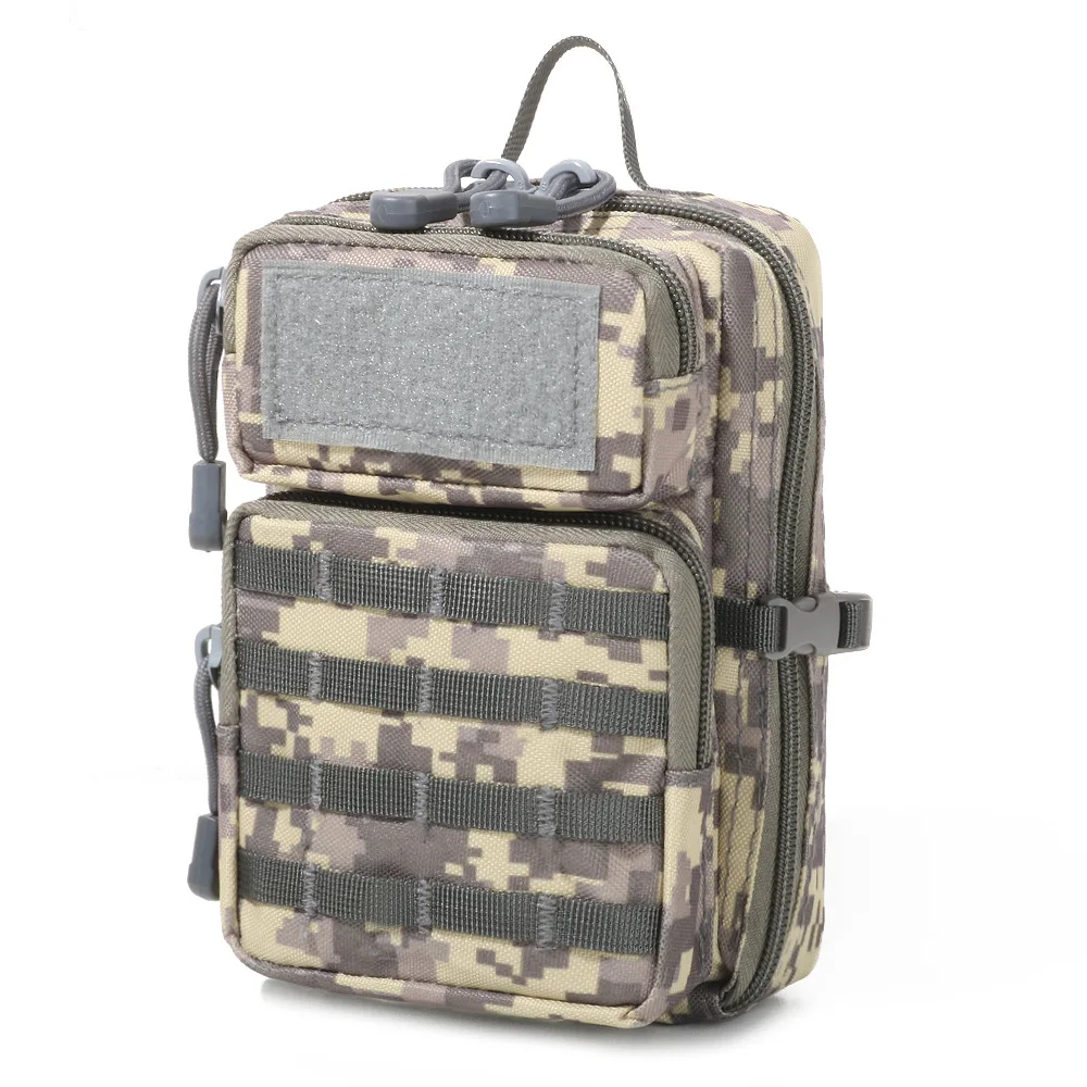 Tactical Molle Pouch 3P Phone Wallet Purse Camouflage Waterproof Nylon Hip Waist EDC Waist Bag - imagen 5