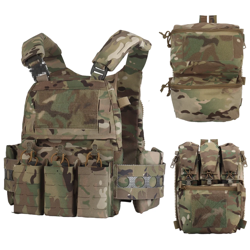 Ferro FCPC V5 Chaleco táctico porta placas MOLLE para Airsoft - imagen 3