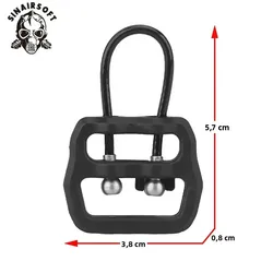 Hebilla de liberación rápida táctica para rifle Airsoft