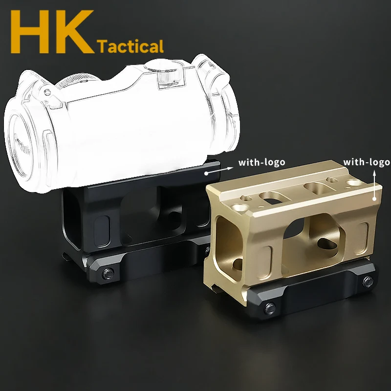 Soporte táctico de aumento de altura para armas, punto rojo, mira holográfica, Base de alcance, deportes de tiro al aire libre, adaptador de montaje Airsoft - imagen 2