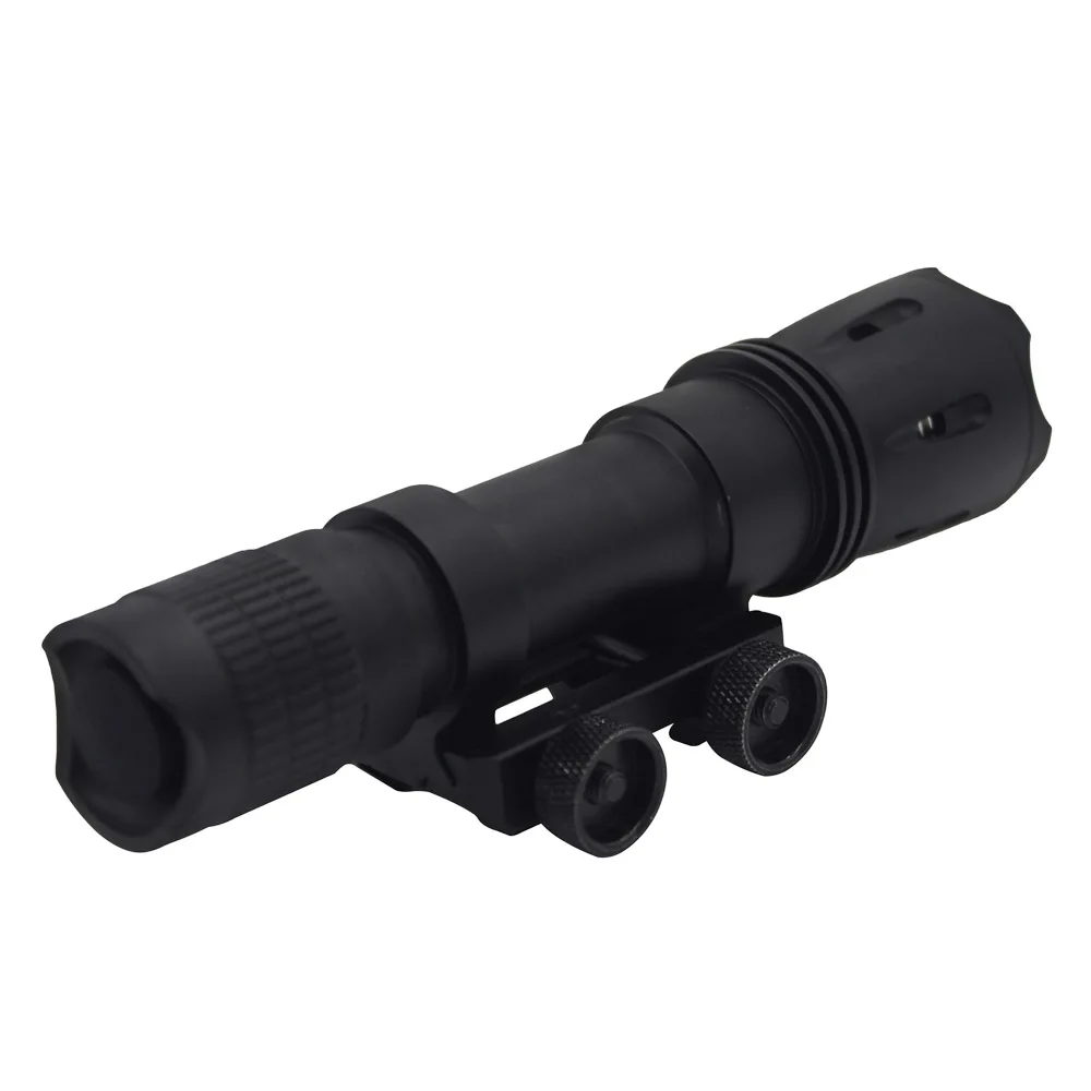 VULPO-linterna táctica de 1600 lúmenes, luz para arma de caza, riel Picatinny de 20mm, accesorios de tiro para caza al aire libre - imagen 2