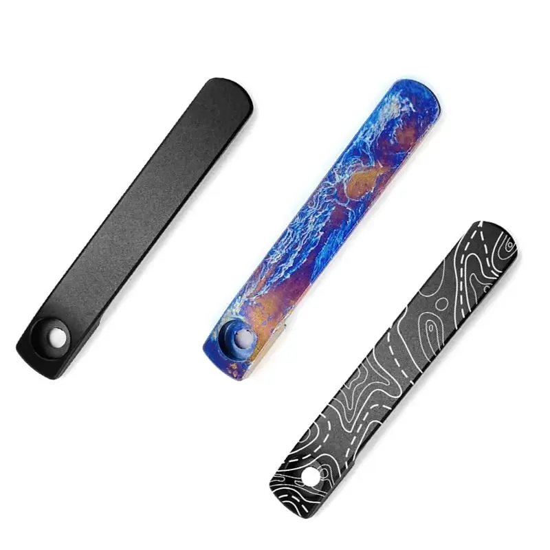 Cuchillo de titanio CNC de 4 colores, Clip de bolsillo integrado para Spyderco Para3, ligero, Lil Native Dragonfly Autonomy1 Sage 5 LW - imagen 3