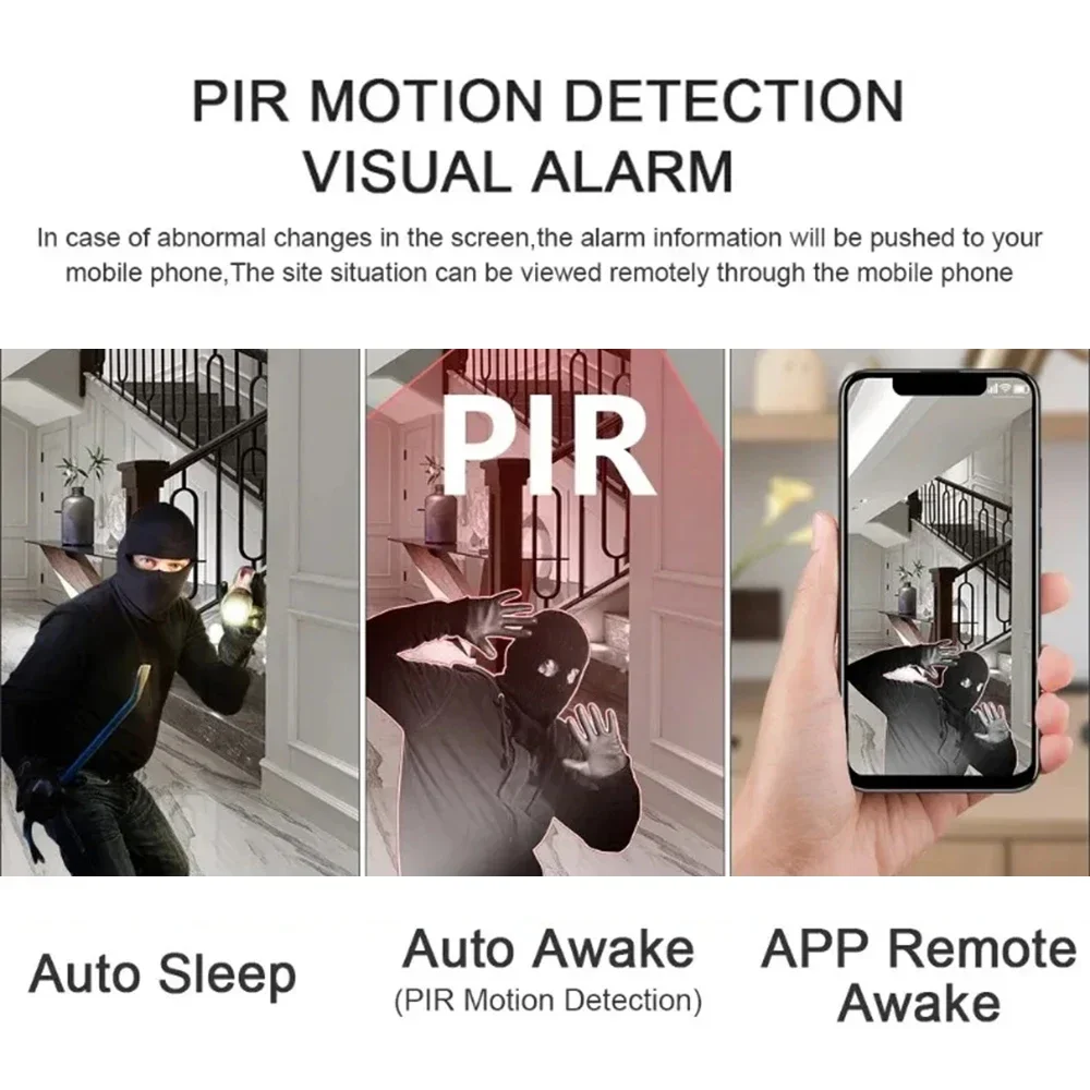 Cámara IP inalámbrica con detección humana PIR y visión nocturna - imagen 5