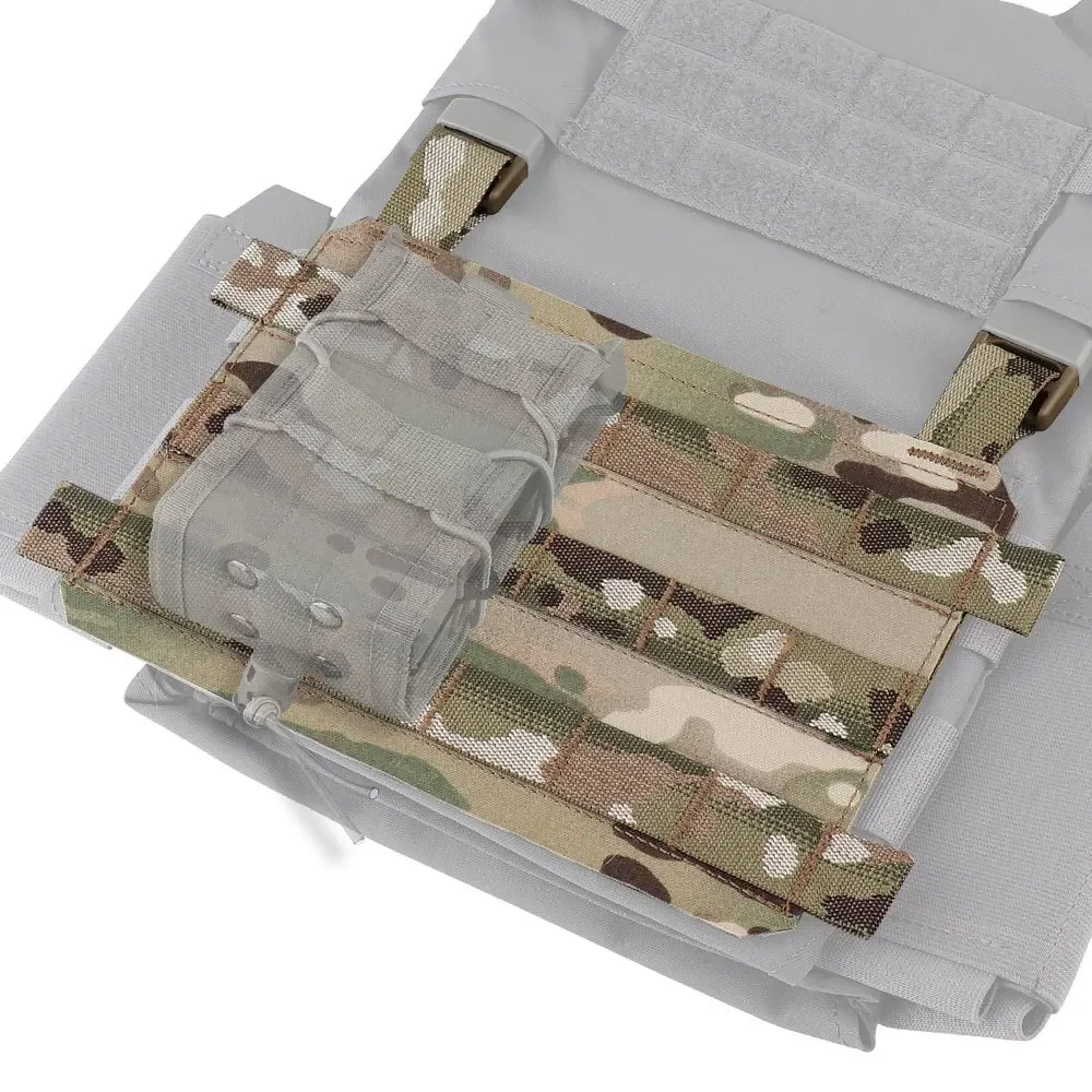 Placa estilo HS Thorax MOLLE, aparejo de pecho, chaleco táctico, portador de placa, Panel de solapa frontal LV119, equipo de expansión de misión - imagen 4