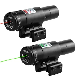 Mira láser táctica compacta punto rojo y verde para tiro caza