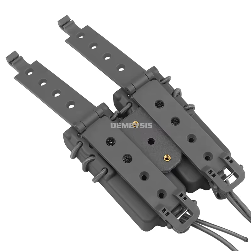 Funda portacargadores doble MOLLE 9mm liberación rápida - imagen 4