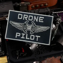 Parche MOLLE Drone Pilot bordado con velcro táctico