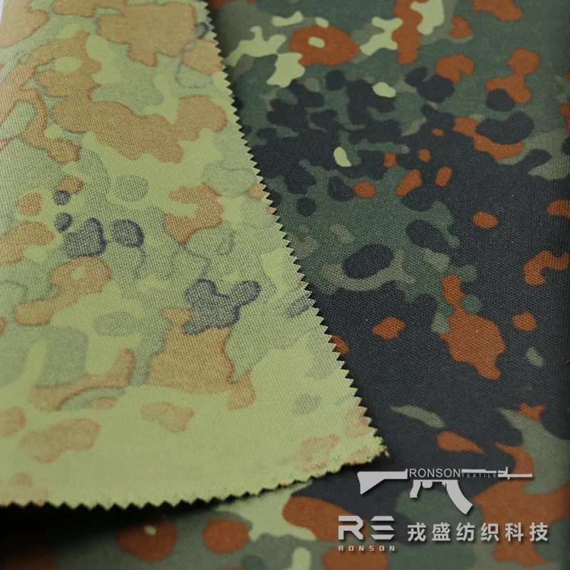 1000D poliéster Oxford FLECTARN alemán manchado camuflaje tela chaleco táctico DIY alta resistencia impermeable - imagen 4