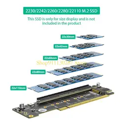 Tarjeta expansión J1HC PCIe X16 que admite múltiples discos sólidos M.2 PCIe4.0 para servidores