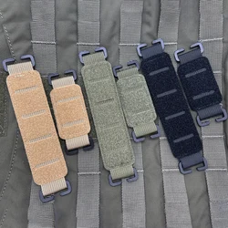 Molle táctico de corte láser, gancho de doble cara, parche de identificación práctico, insignia, parches tipo sangre, convertidor de almohadilla, accesorios Molle