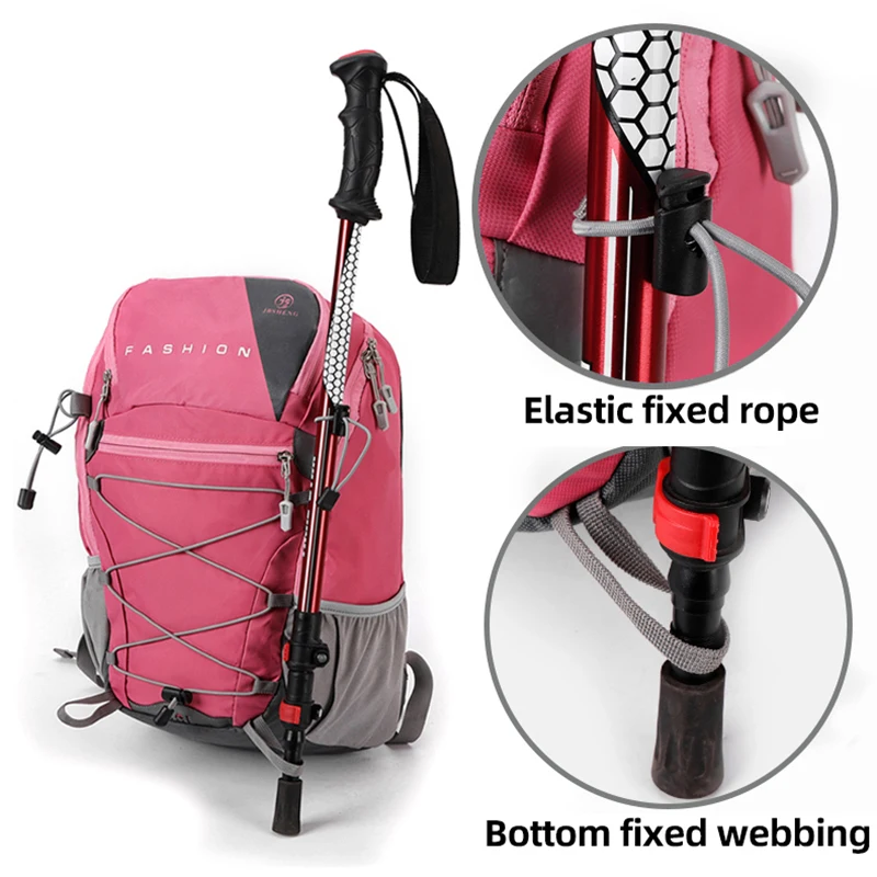 Mochila de escalada grande para exteriores, senderismo, Camping, desplazamientos, bolsa de viaje, ocio, montañismo, deportes, equipaje de corta distancia, mochila - imagen 5
