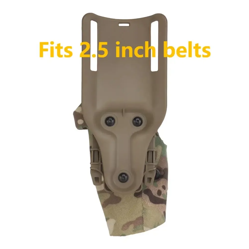 Funda Glock 17 para pistola de aire de caza táctica, soporte Glock, correa para la pierna, sistema de bloqueo rápido, funda específica G17 - imagen 4