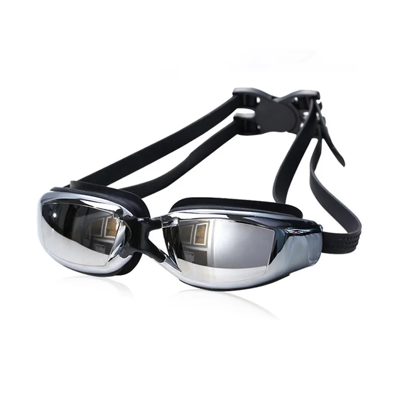 Gafas de natación galvanizadas para adultos protegen contra la niebla UV. - imagen 3