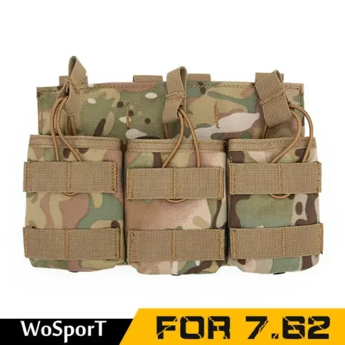 Bolsa táctica Molle para revistas, accesorios de equipo CS para exteriores, negro, verde, Camuflaje - imagen 4
