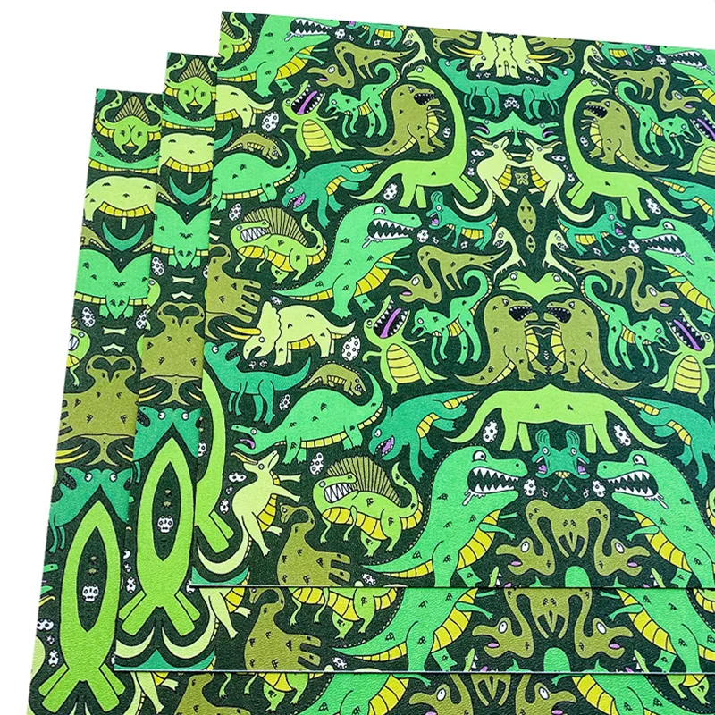 Placa KYDEX termoplástica camuflaje dinosaurio – Material para fundas - imagen 2