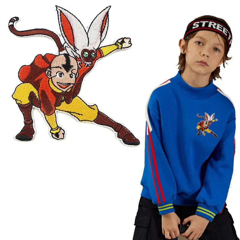 Parche de Avatar de Anime de Disney, pegatina de ropa para niños, apliques bordados de costura, decoración de ropa DIY, parches de planchado - imagen 2