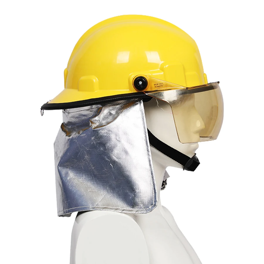 Casco de seguridad ABS para bomberos, protector de rescate de emergencia con máscara de capa, estilo coreano, CE, el más nuevo diseño - imagen 4