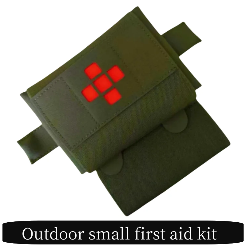 Pequeño botiquín de primeros auxilios de acceso rápido para exteriores, botiquín de primeros auxilios combinado desmontable, resistente y duradero