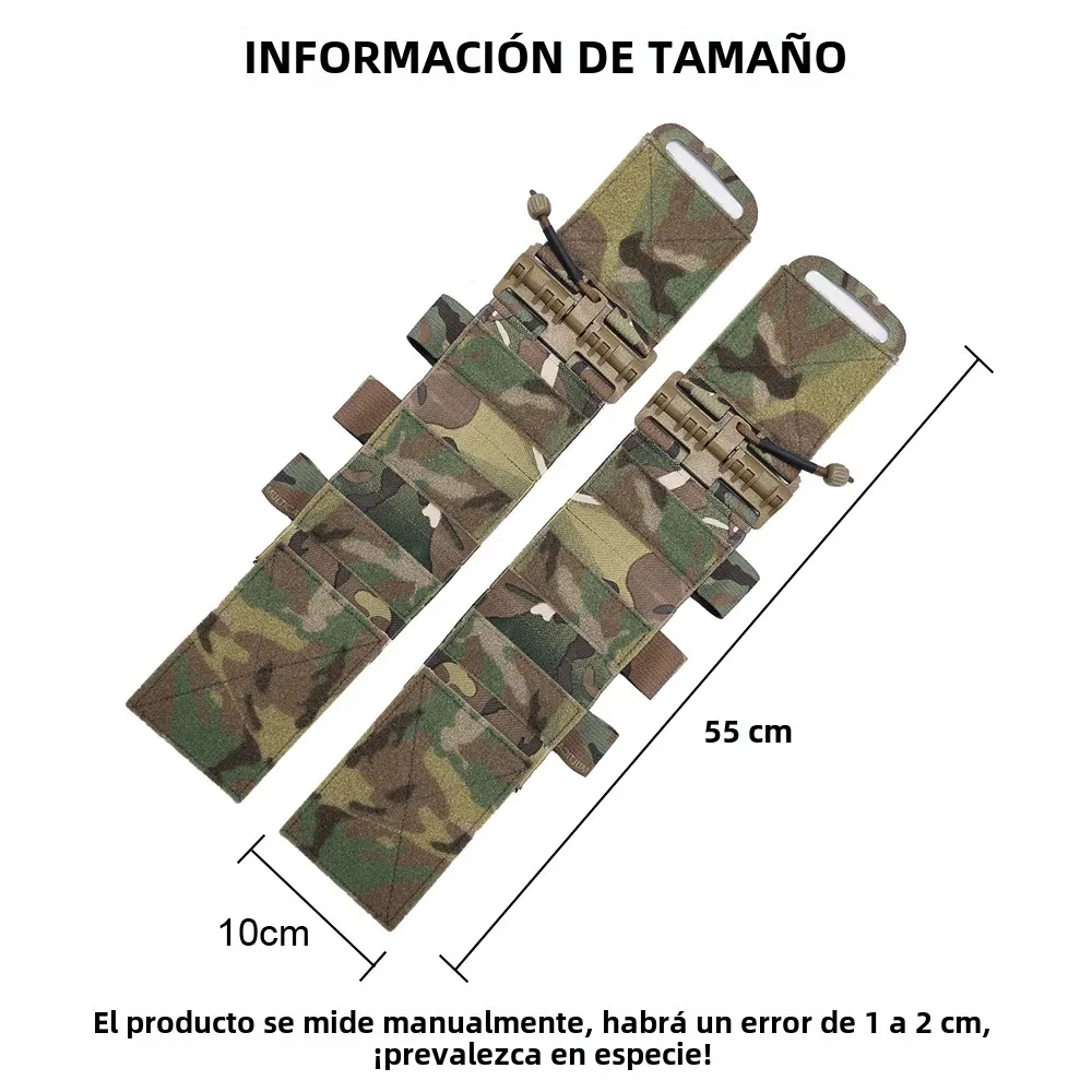 SINAIRSOFT-Chaleco táctico FCSK, cubierta de liberación rápida, portador de placa Universal, faja elástica, cubierta de cintura, chaleco, accesorios de engranaje - imagen 3