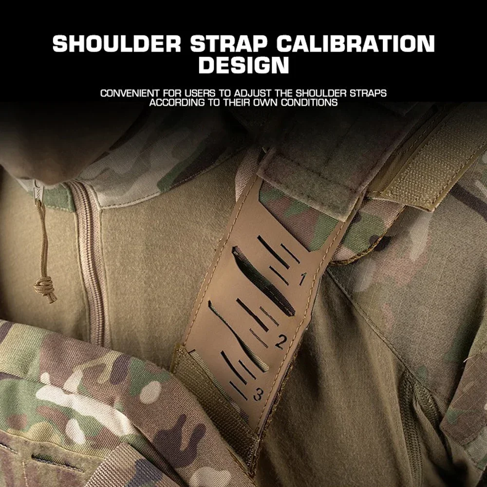 KZ-portador de placa táctica, chaleco de caza de liberación rápida de perfil bajo, armadura corporal de combate MOLLE para exteriores, equipo Airsoft - imagen 5