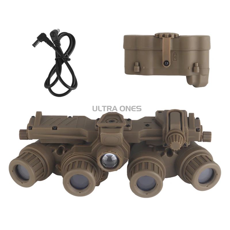 GPNVG18 Gafas de visión nocturna Modelo simulado Versión de fusión térmica Cascos tácticos Accesorios decorativos Modelos simulados NVG Sin función - imagen 2