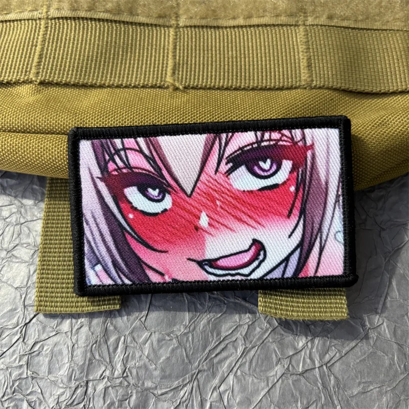 Anime Path on Clothing-insignia de moral impresa, parches militares tácticos con gancho y bucle, pegatina para mochila, brazalete - imagen 3