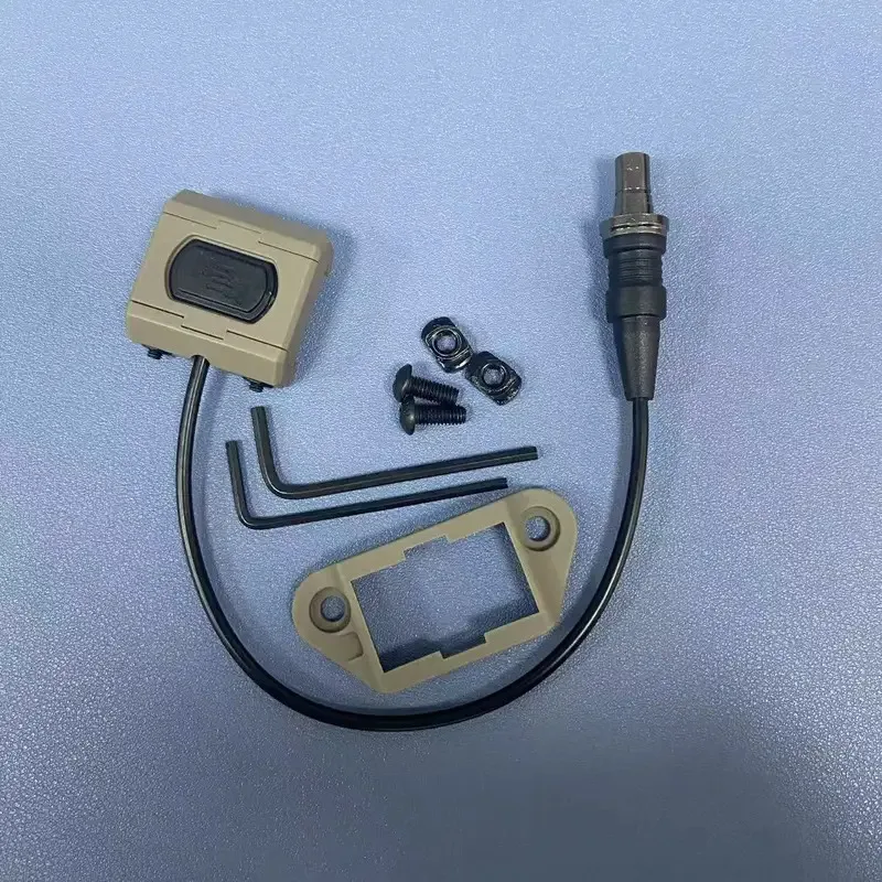 Soporte de interruptor de cable de botón táctico para linterna Surefire M300 M600, accesorio de riel Picatinny - imagen 2