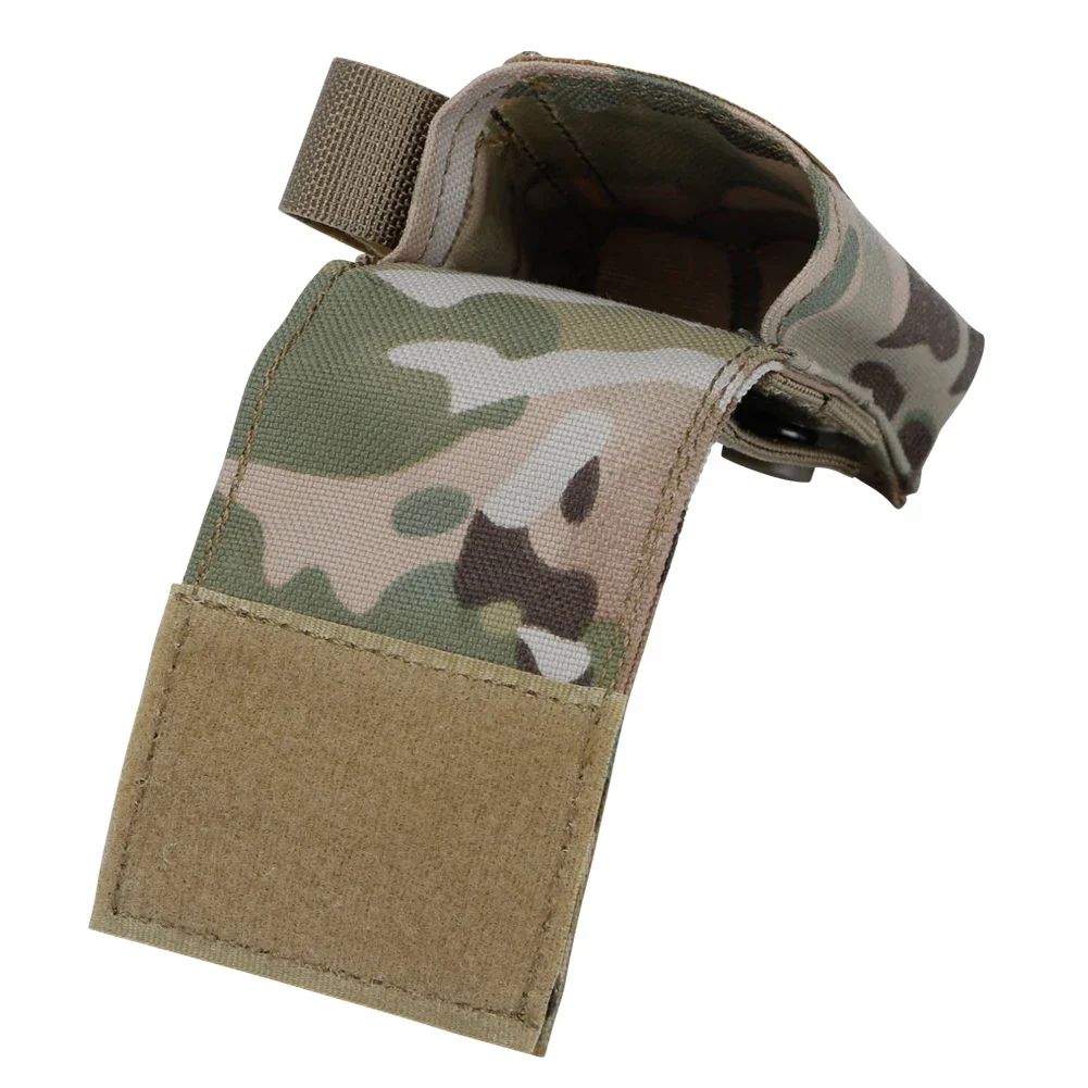 Bolsa táctica para almacenamiento de cigarrillos, bolsa Molle compacta EDC, encendedor de batería, ranura para encendedor de teléfono, Mini paquete de cintura para cigarros, accesorio de gancho - imagen 3