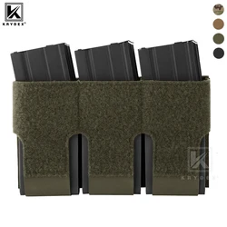 KRYDEX Triple funda portacargadores elástica MOLLE para M4 5.56mm