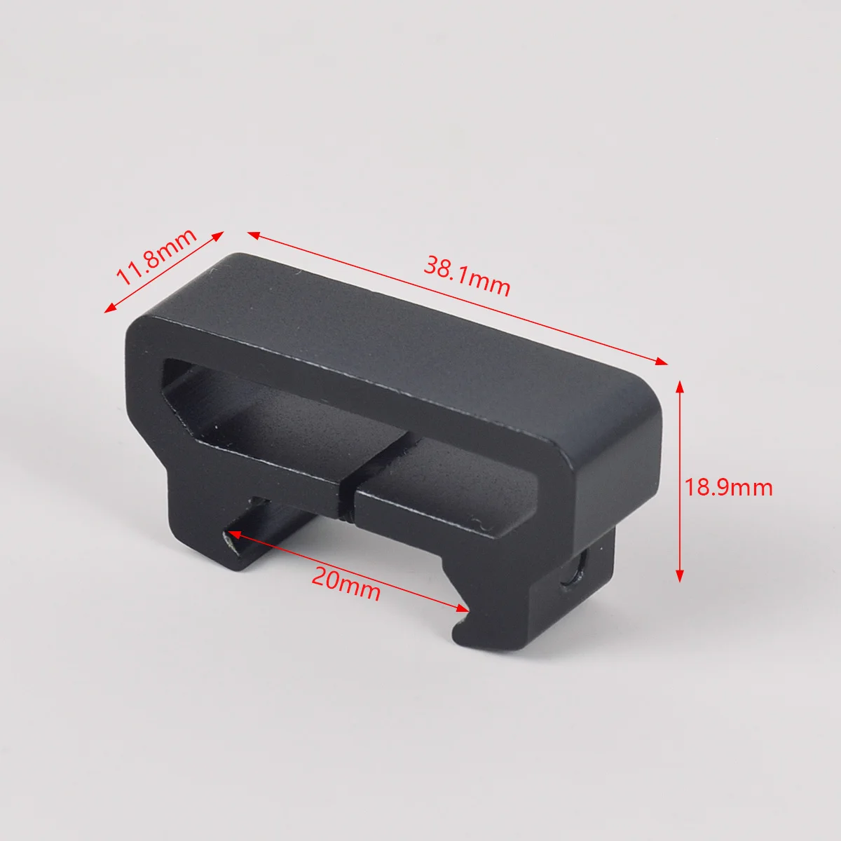Adaptador de eslinga para Rifle táctico, accesorio giratorio, montaje de alcance, gancho de eslinga, riel Picatinny de 20mm, Airsoft AR para caza - imagen 5