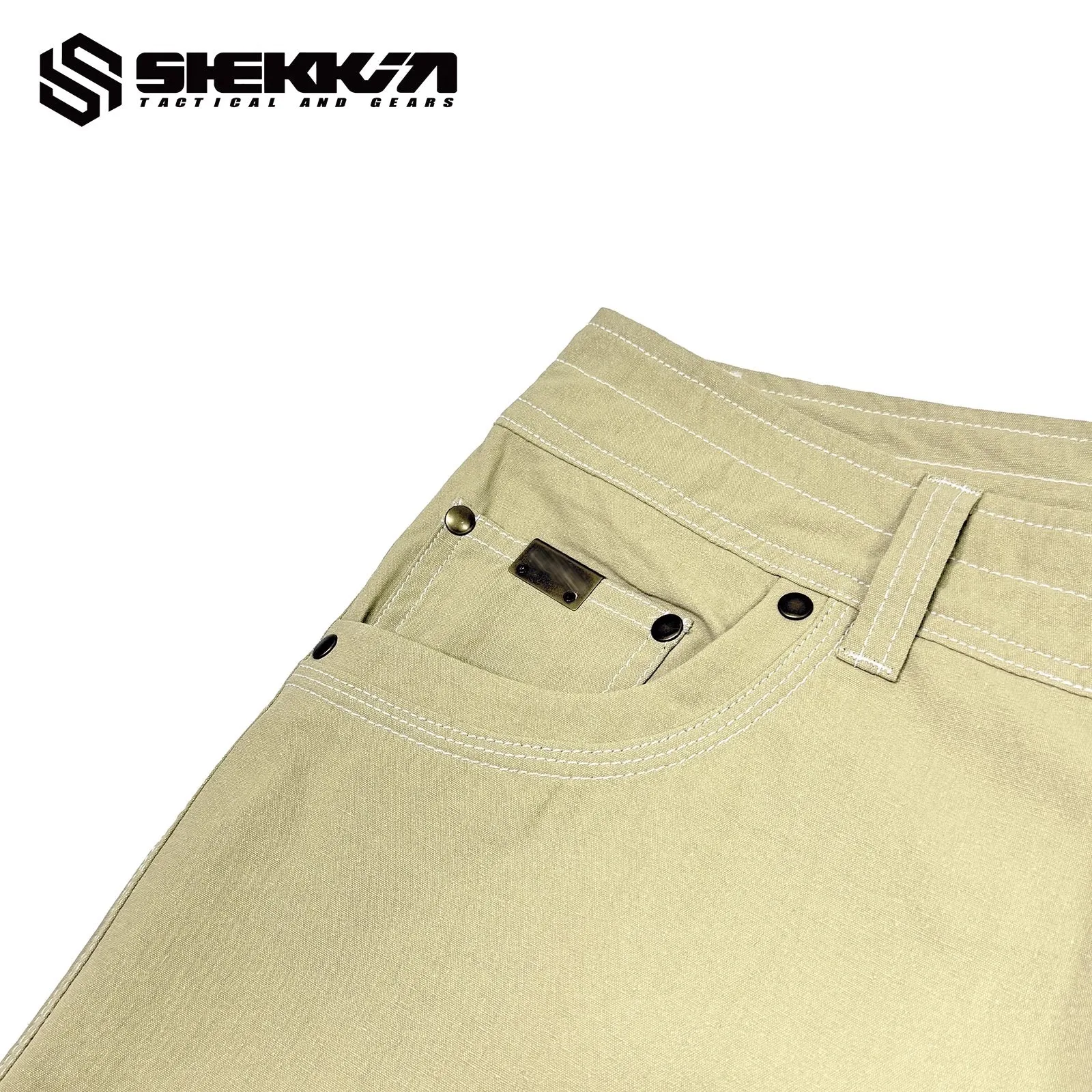Shekkingears Revolver Pantalones tácticos Pantalones cargo Senderismo al aire libre Mezcla de algodón liviana y duradera - imagen 3
