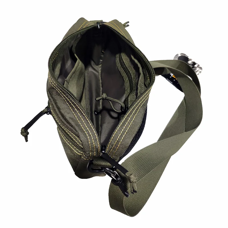 Bolso de hombro multifuncional para deportes de ciclismo, riñonera táctica ligera para colgar en el pecho, a la moda, para exteriores - imagen 2