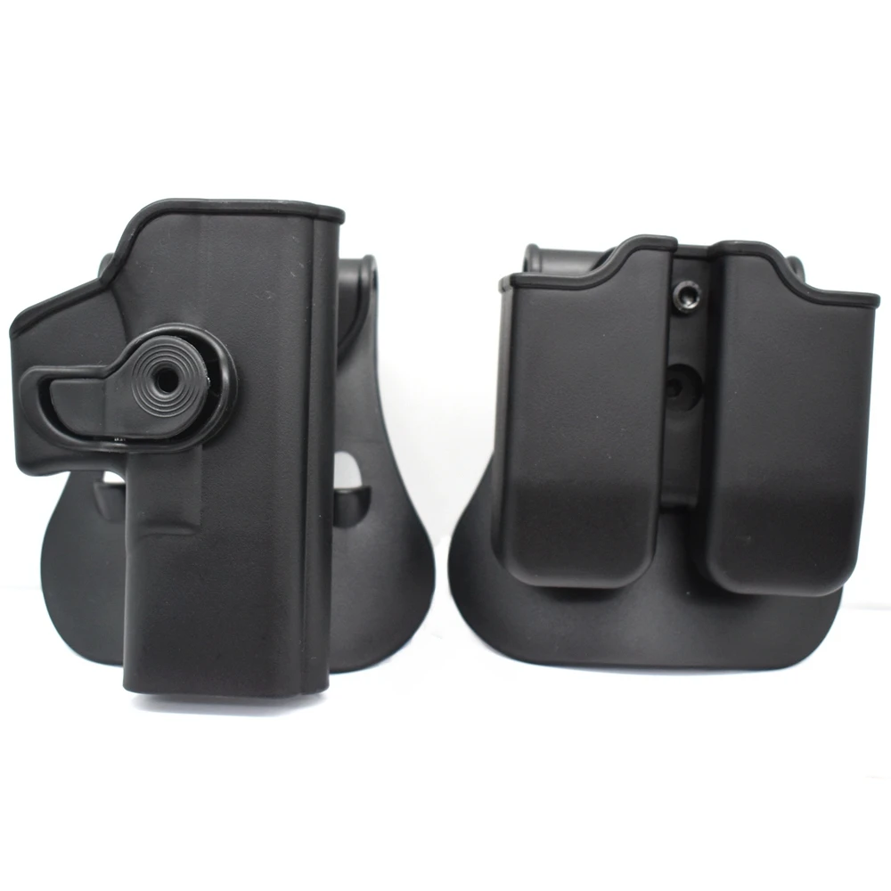 Funda táctica para pistola con doble bolsa para cargador, funda de caza para GL 17 19,Beretta M9,Beretta PX4 Storm - imagen 3